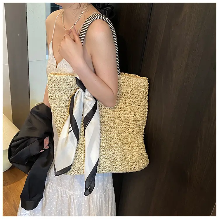 Women Straw Shoulder Bag Large Capacity 2025 — feature 19