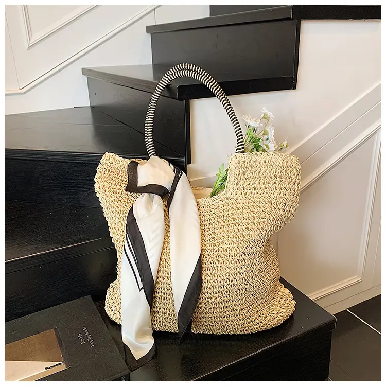 Women Straw Shoulder Bag Large Capacity 2025 — feature 21