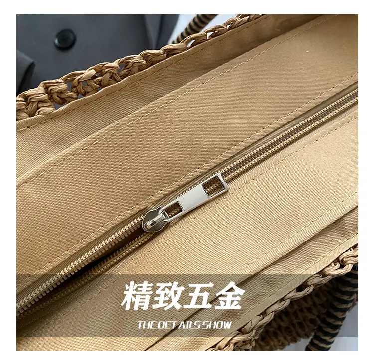 Women Straw Shoulder Bag Large Capacity 2025 — feature 7
