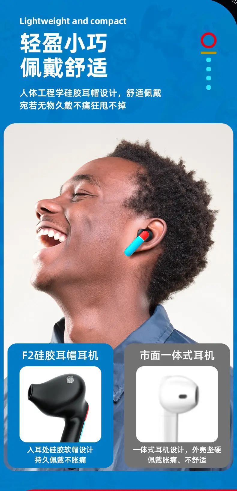 Bluetooth Earbuds for Gaming with 20H Life & Noise Reduction β feature 7