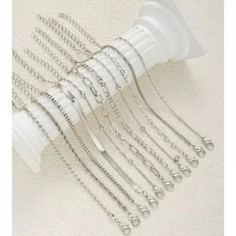 Multi Layer Silver Bracelet Set for Women — feature 10