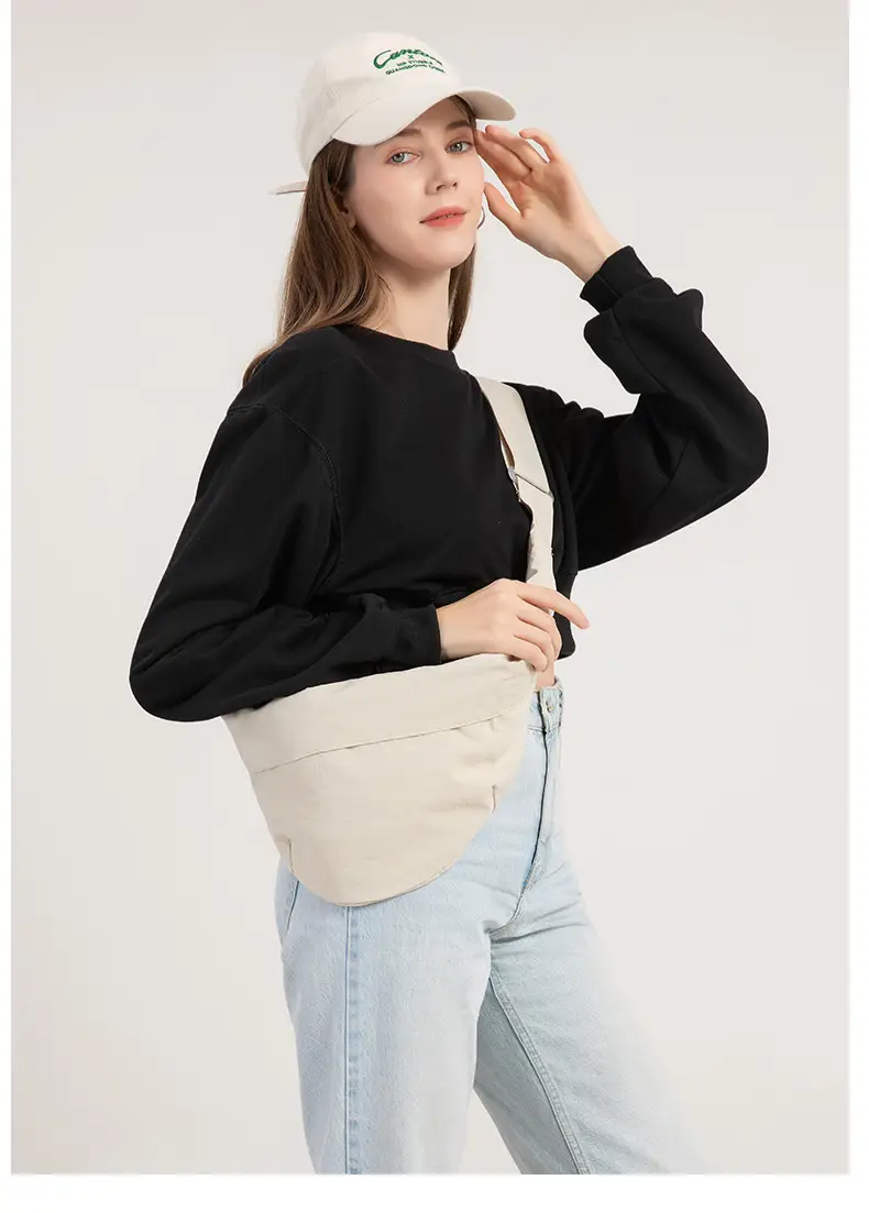 Japanese Style Cream Crossbody Bag Large Capacity — feature 29