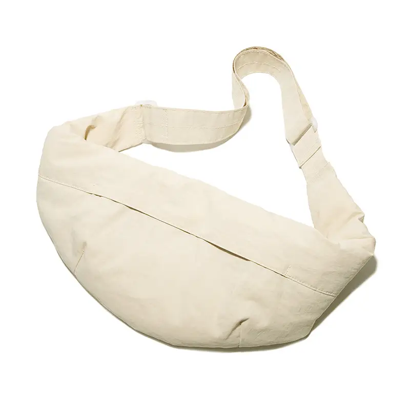 Japanese Style Cream Crossbody Bag Large Capacity - Image 2