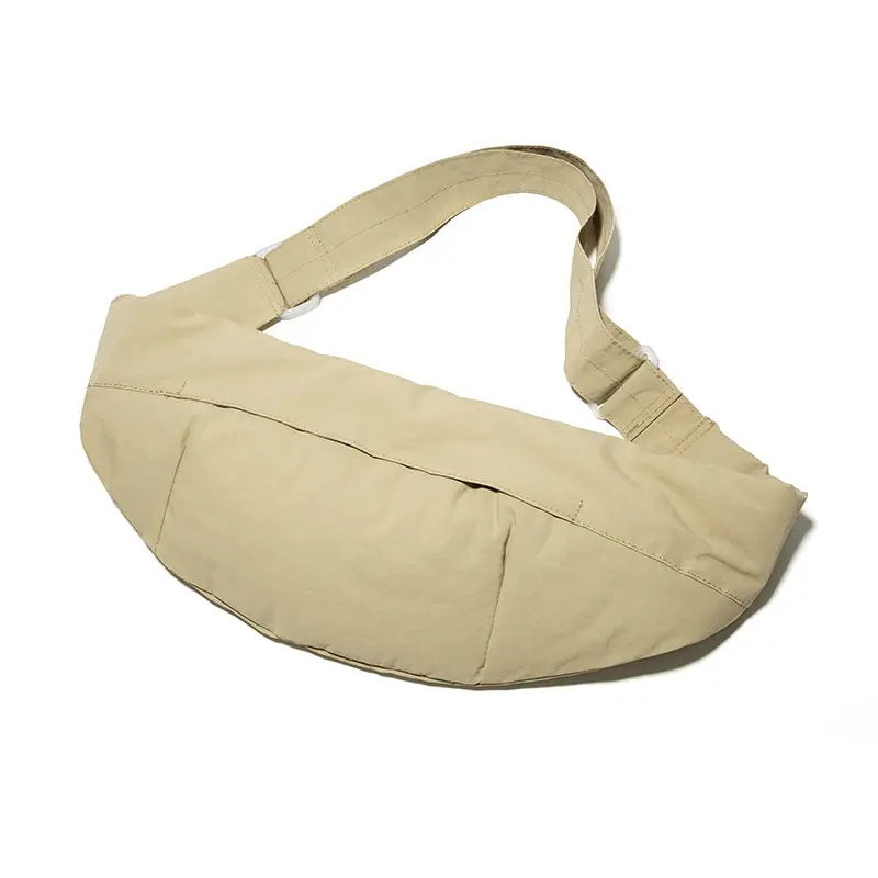 Japanese Style Cream Crossbody Bag Large Capacity - Image 5