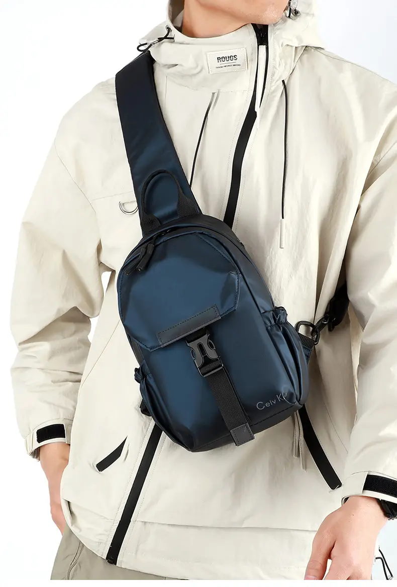 Men's Waterproof Crossbody Bag with Leather Strap — feature 30