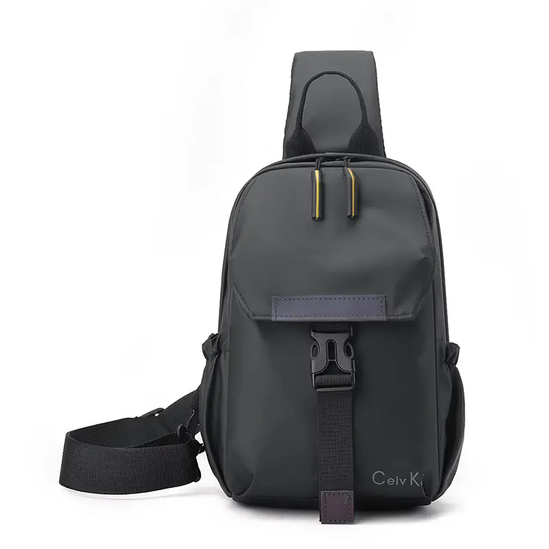 Men's Waterproof Crossbody Bag with Leather Strap - Image 2