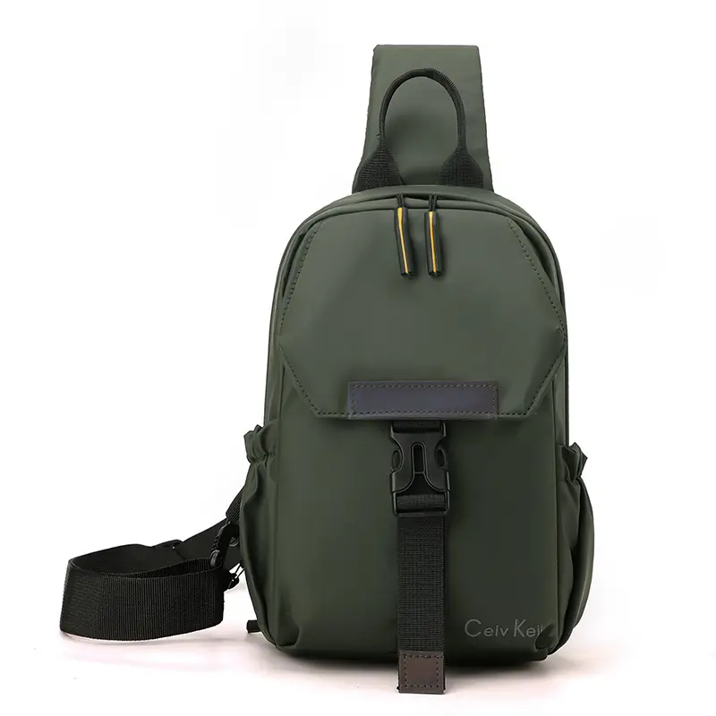 Men's Waterproof Crossbody Bag with Leather Strap - Image 4