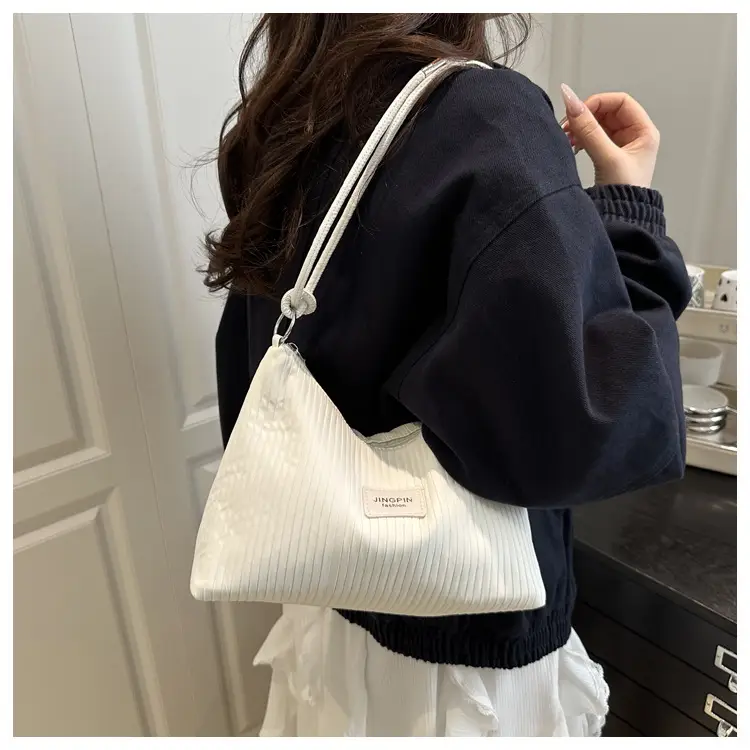 Light Blue Textured Shoulder Bag for Women — feature 10