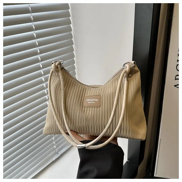 Light Blue Textured Shoulder Bag for Women — feature 20