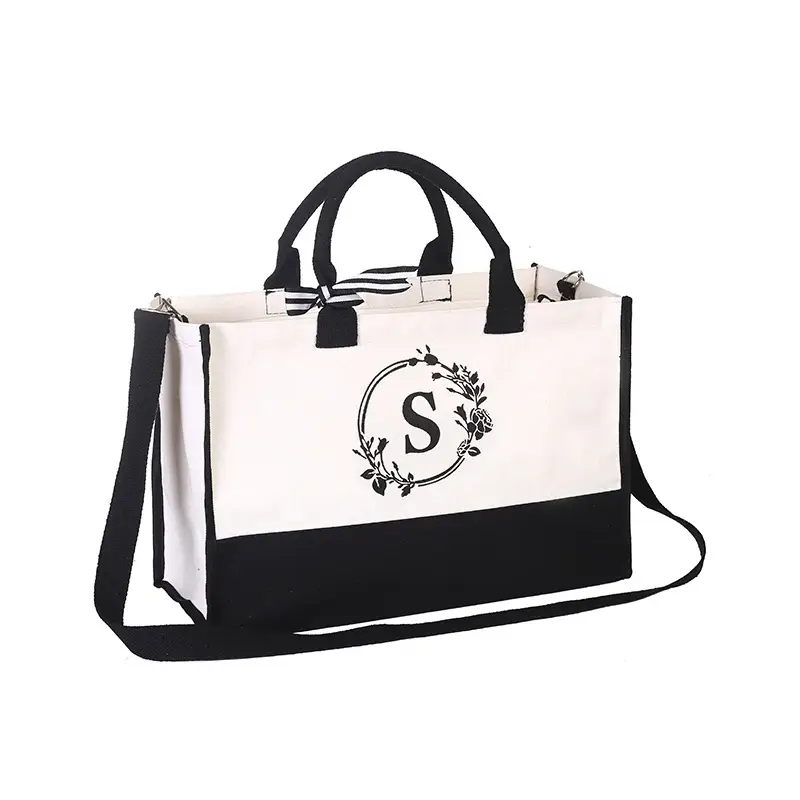 Amazon White Canvas Tote Bag Large Waterproof Eco-Friendly - Image 20