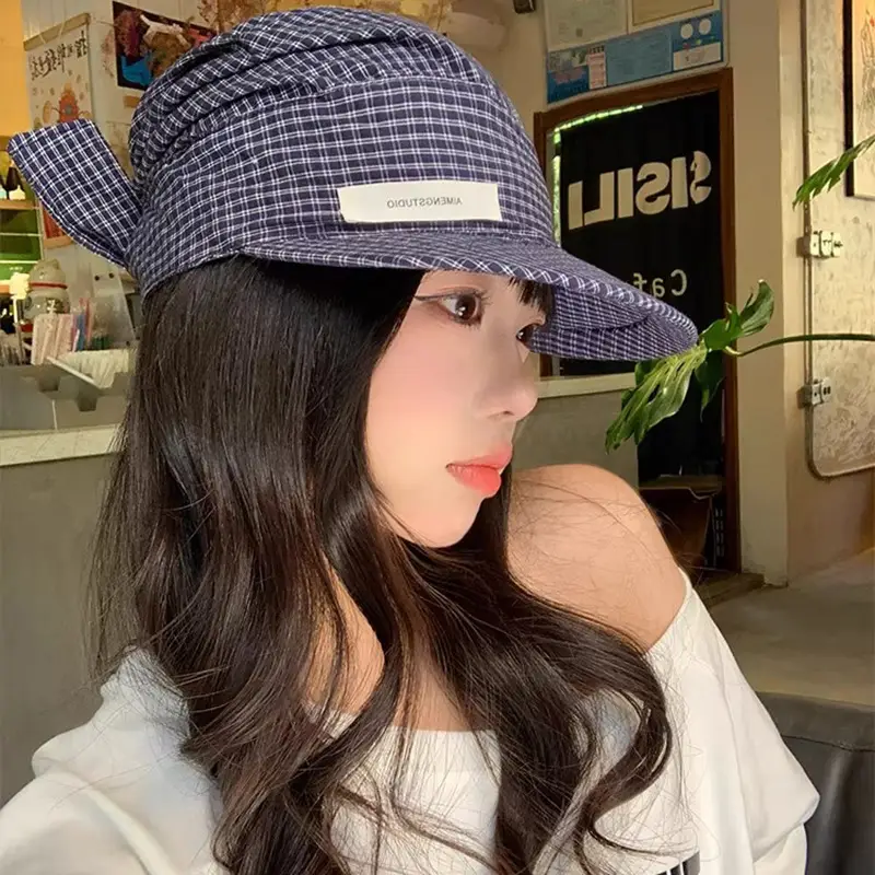 Korean Style Color Palette Sun Hat for Women - Image 7