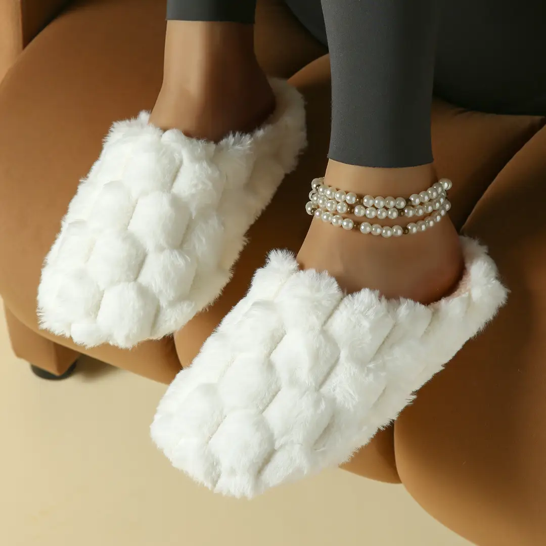 Cross-Border Autumn and Winter Casual Cartoon Dachshund Indoor Slippers, Warm and Lightweight Closed-Toe Home Maternity Cotton Slippers Wholesale
