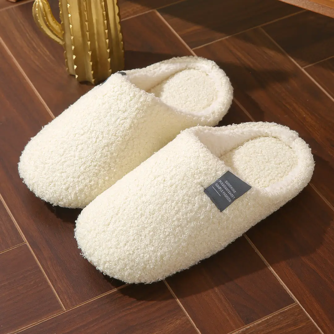 Cross-Border Autumn and Winter Casual Cartoon Dachshund Indoor Slippers, Warm and Lightweight Closed-Toe Home Maternity Cotton Slippers Wholesale