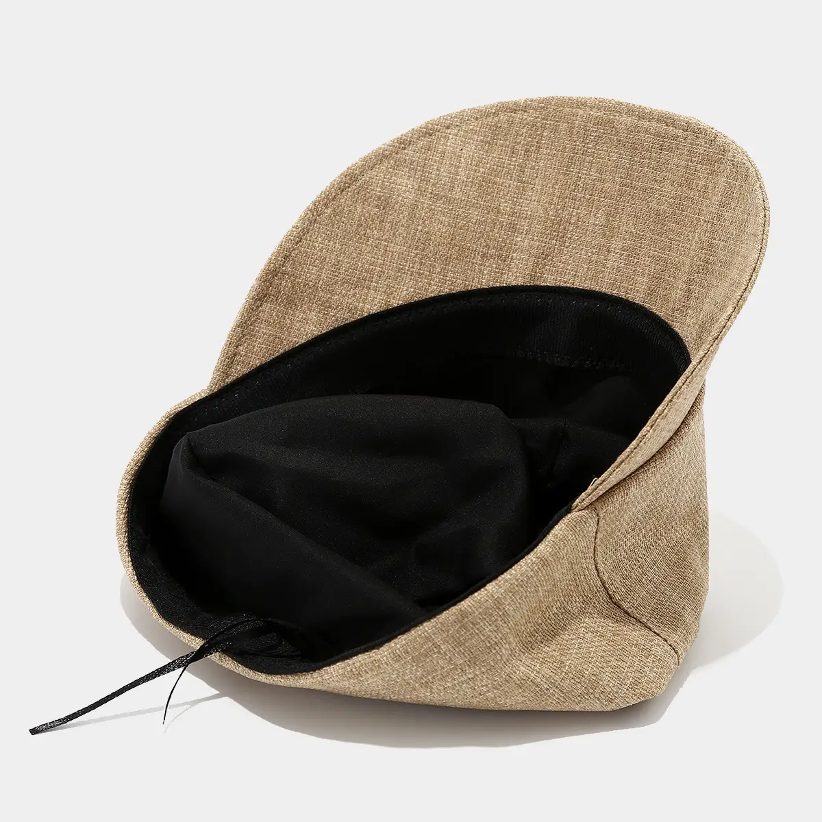 Retro Linen Peaked Cap for Girls Light Breathable - Image 9