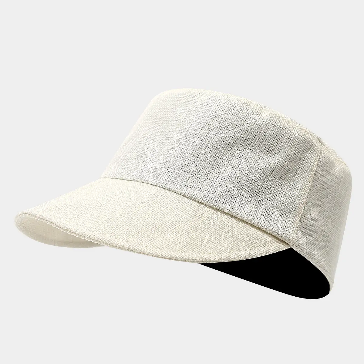 Retro Linen Peaked Cap for Girls Light Breathable - Image 2