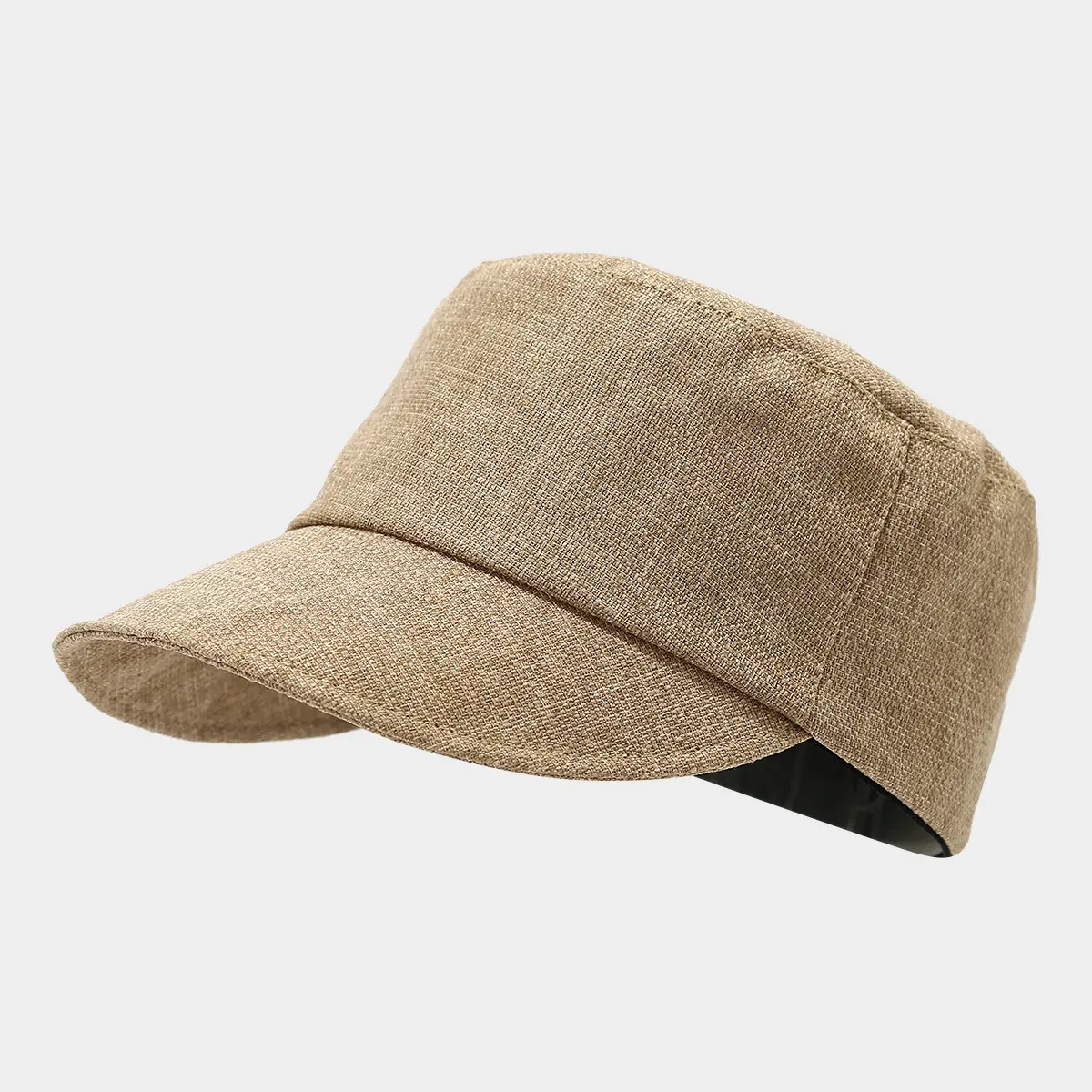 Retro Linen Peaked Cap for Girls Light Breathable - Image 3