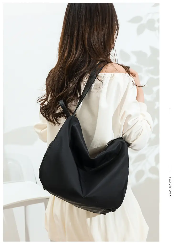 Women's Crossbody Backpack Beige Oxford Cloth Large Capacity — feature 21