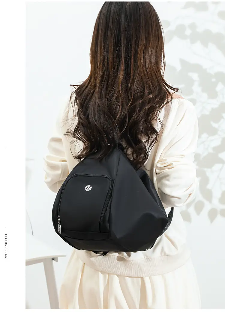 Women's Crossbody Backpack Beige Oxford Cloth Large Capacity — feature 22