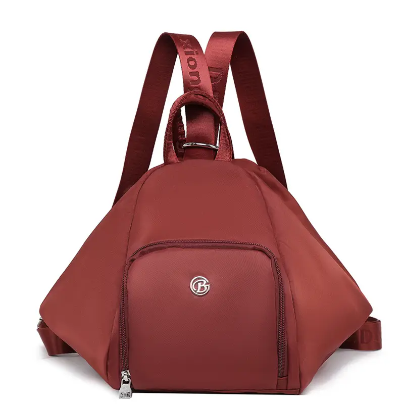 Women's Crossbody Backpack Beige Oxford Cloth Large Capacity