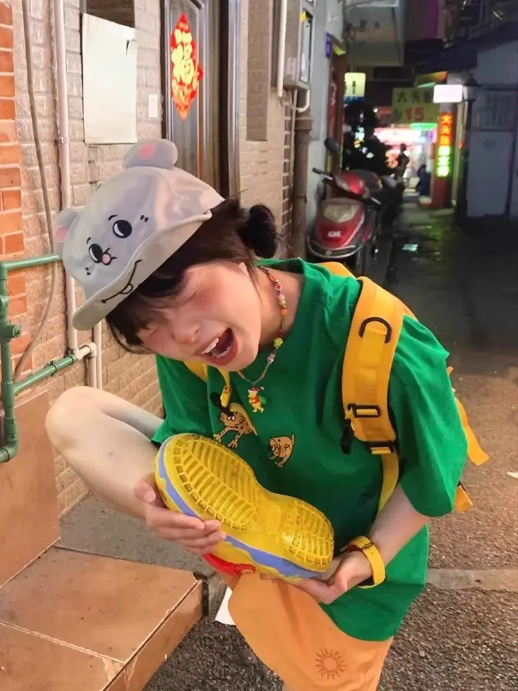 Cute Green Cartoon Cap for Girls Summer Wear — feature 10