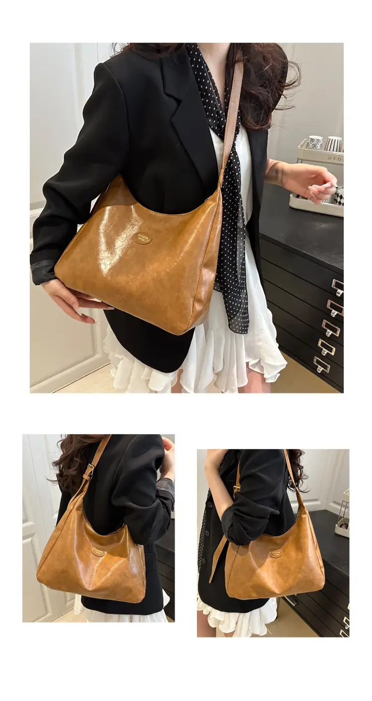 Brown Leather Shoulder Bag for Women 2025 — feature 16