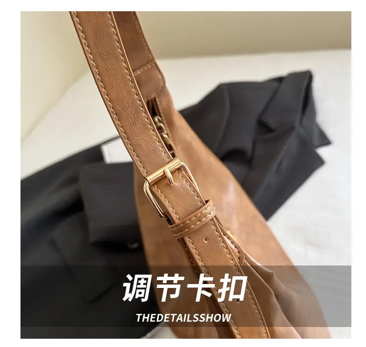Brown Leather Shoulder Bag for Women 2025 — feature 6