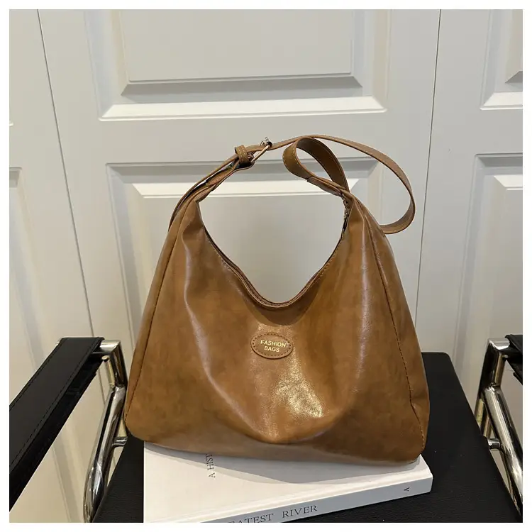 Brown Leather Shoulder Bag for Women 2025 - Image 3