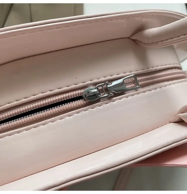 Cute Cartoon Bow Shoulder Bag Women Pink White — feature 24
