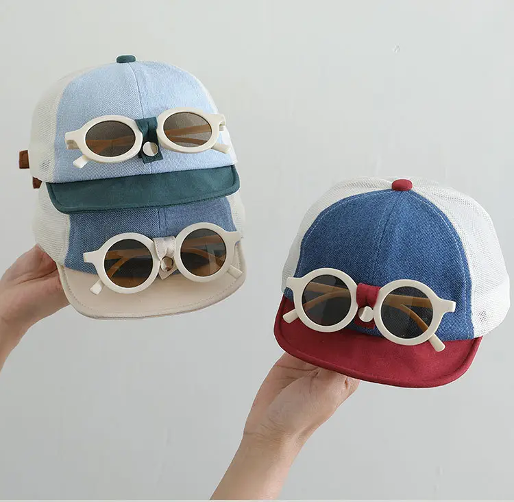XUJIAKEDIAN Fashion Hats with Detachable Sunglasses for Kids — feature 3