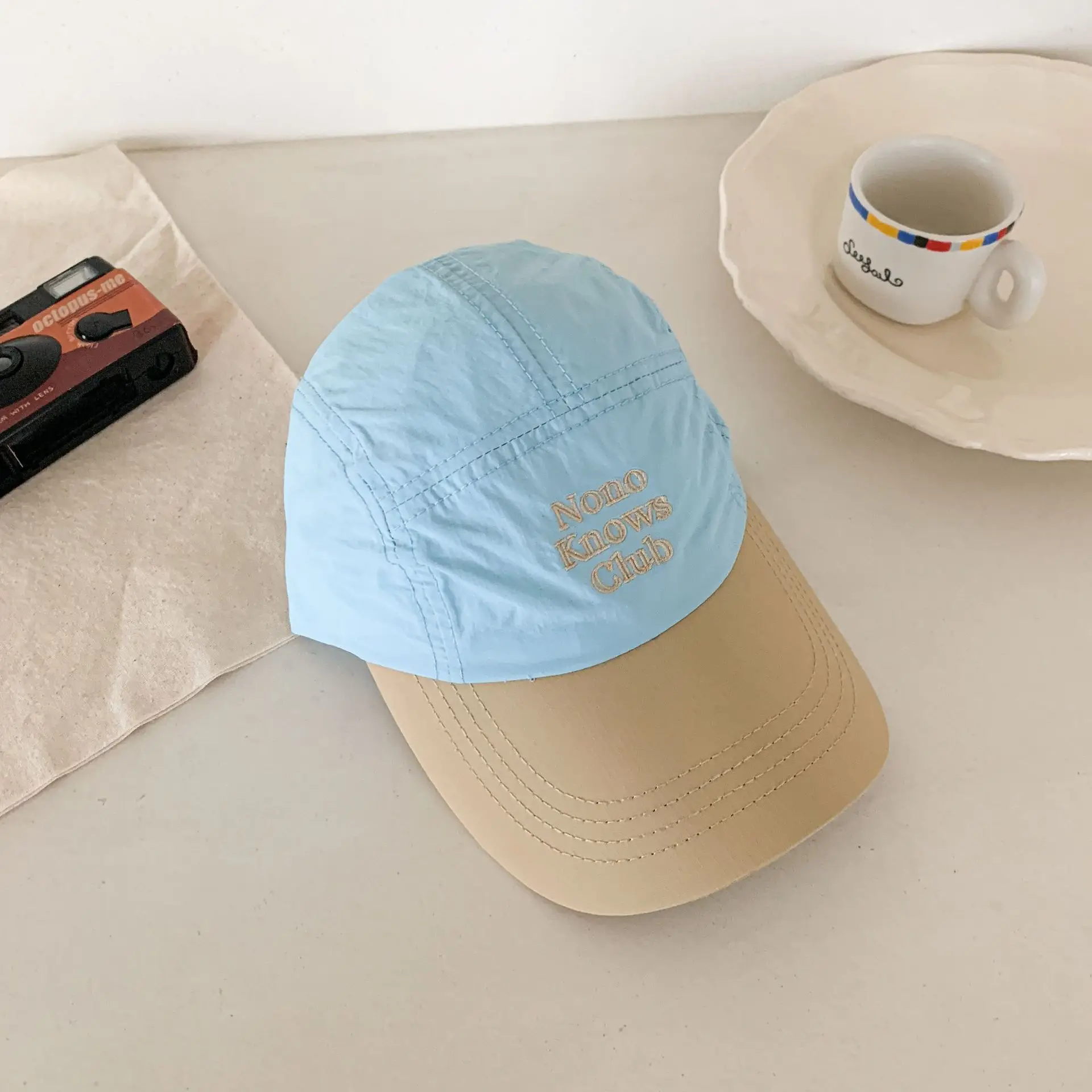 Girls Sunscreen Cap Blue 2025