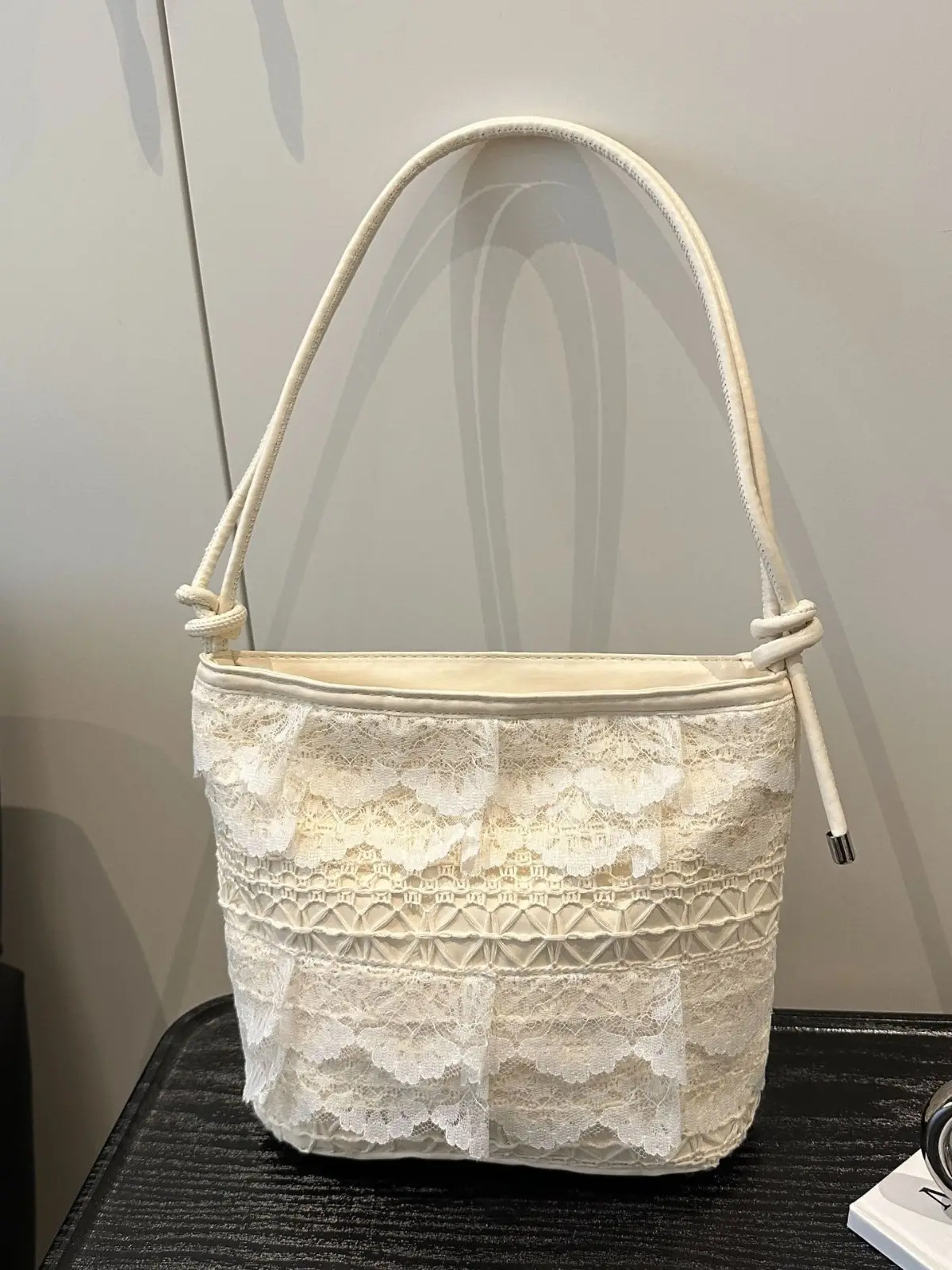 Lace Embroidered Shoulder Bag for Women Summer 2025