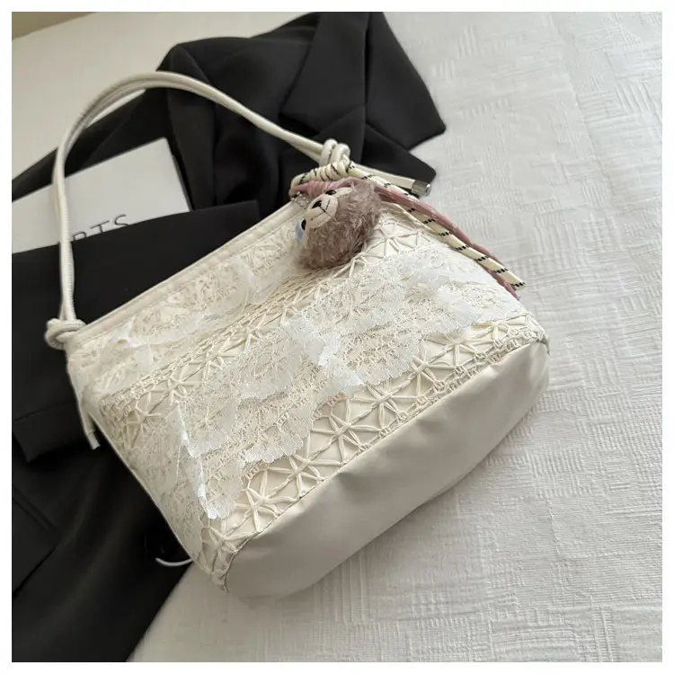 Lace Embroidered Shoulder Bag for Women Summer 2025 — feature 12