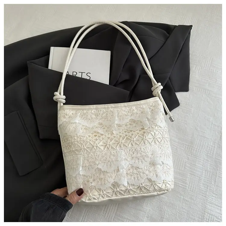 Lace Embroidered Shoulder Bag for Women Summer 2025 — feature 14