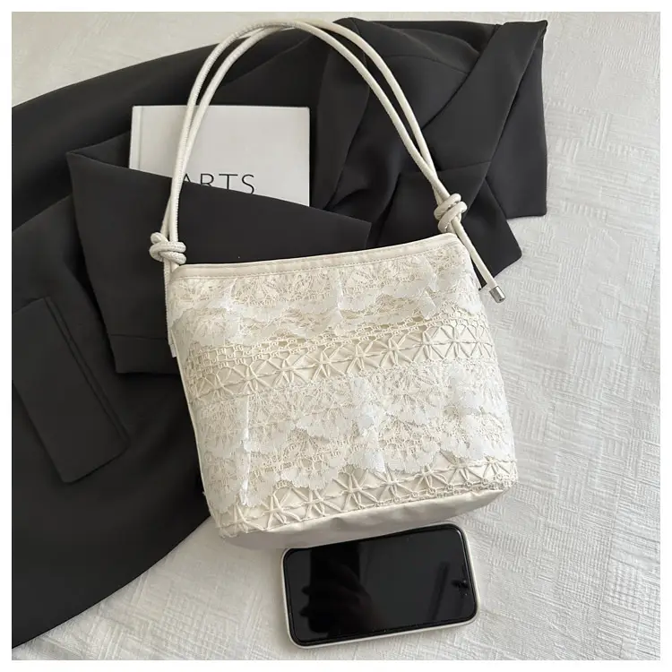 Lace Embroidered Shoulder Bag for Women Summer 2025 — feature 15