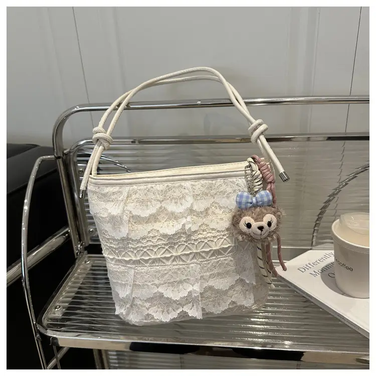 Lace Embroidered Shoulder Bag for Women Summer 2025 — feature 35