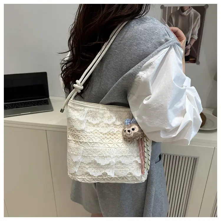 Lace Embroidered Shoulder Bag for Women Summer 2025 — feature 48
