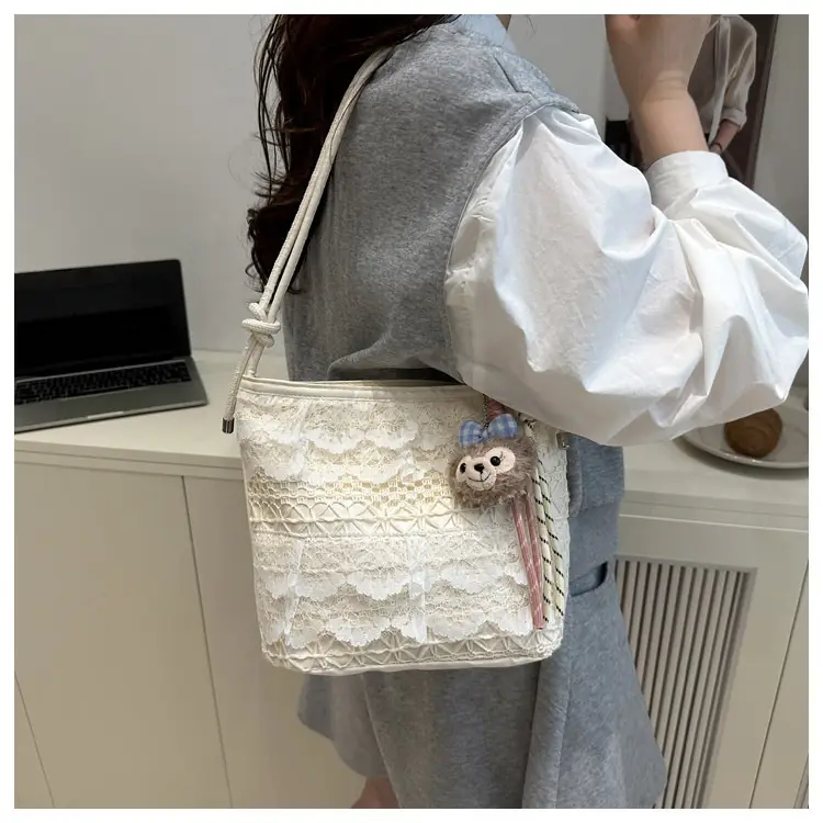 Lace Embroidered Shoulder Bag for Women Summer 2025 — feature 49
