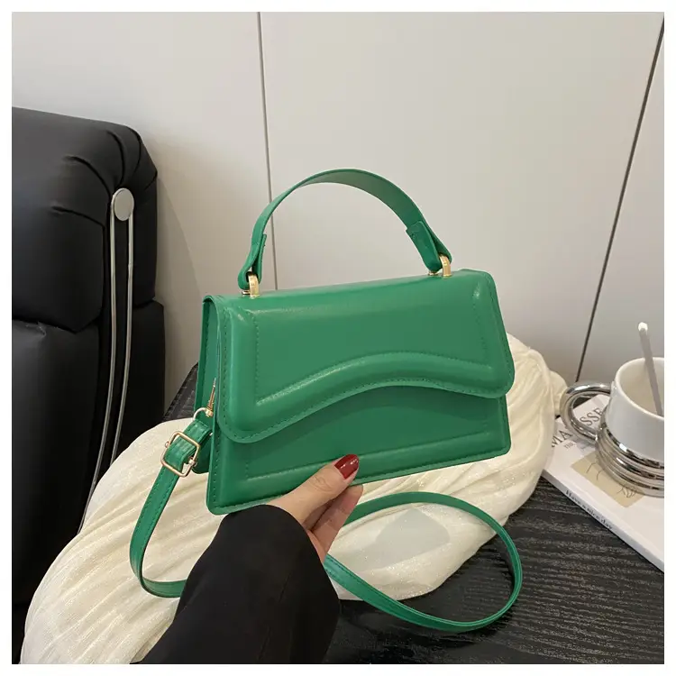 White Textured Square Shoulder Bag for Women — feature 26