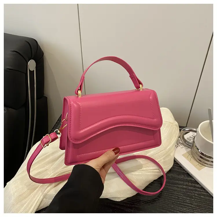 White Textured Square Shoulder Bag for Women — feature 29