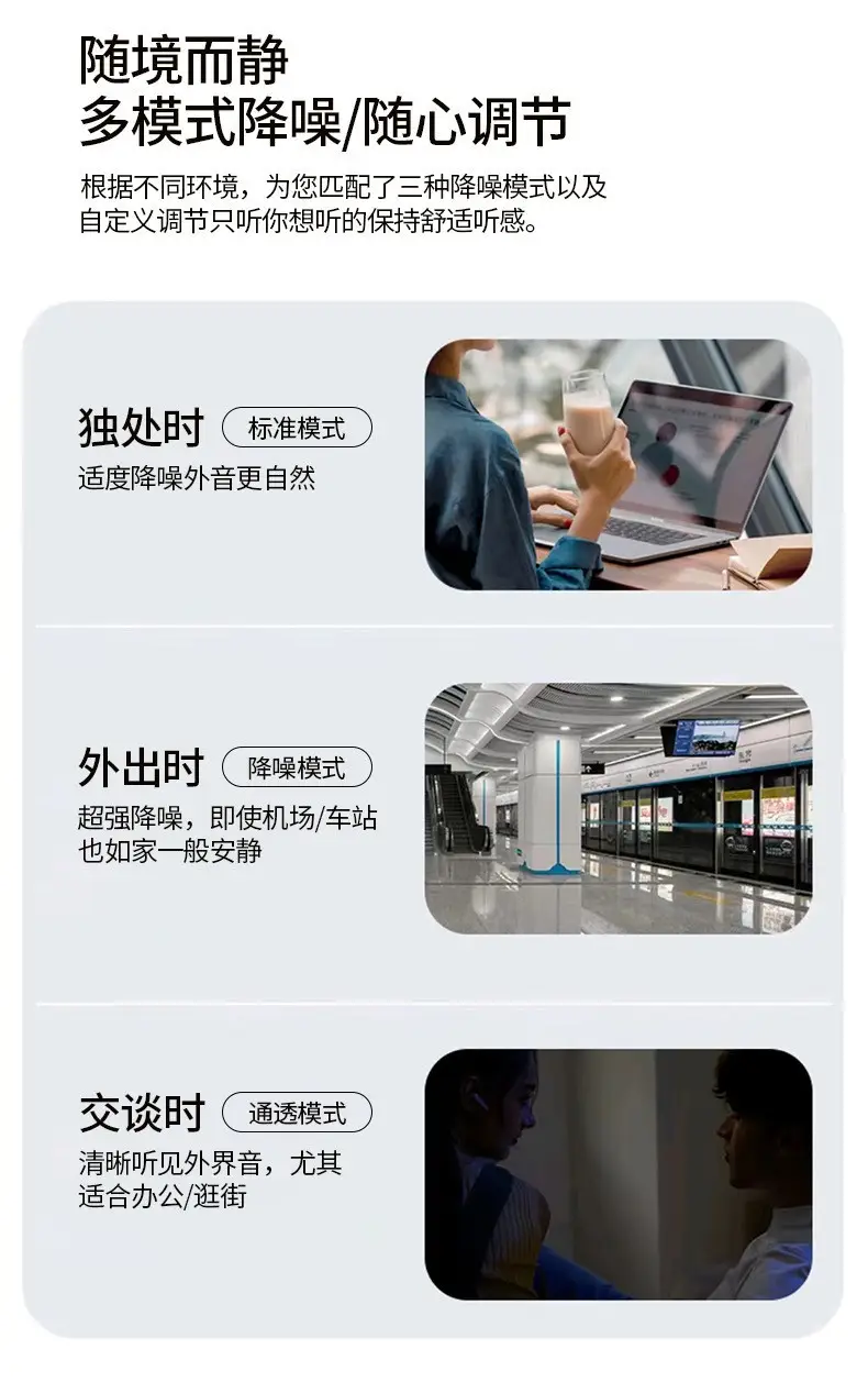 Cross-border Bluetooth Headset with Touch Screen & ANC — feature 10