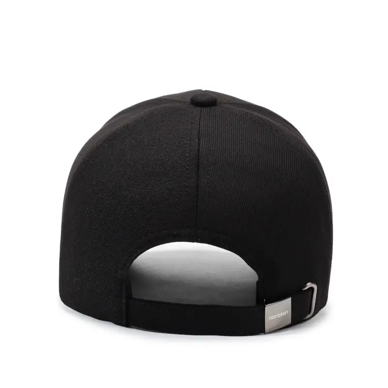 Men's Black Knitted Baseball Cap Korean Style - Image 8