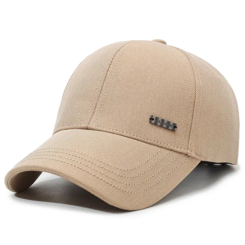 Men's Black Knitted Baseball Cap Korean Style - Image 4