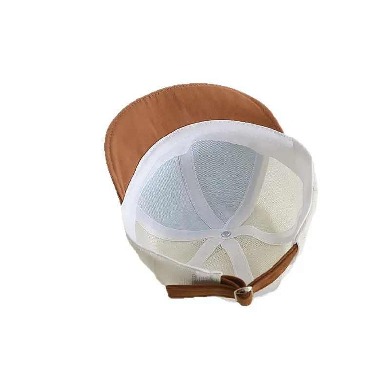 Baby Blue White Korean Letter Cap Sunshade - Image 10