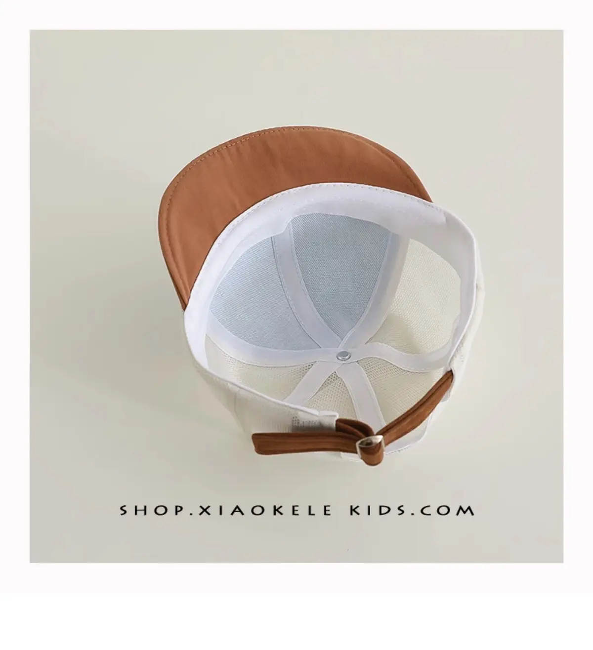Baby Blue White Korean Letter Cap Sunshade — feature 8