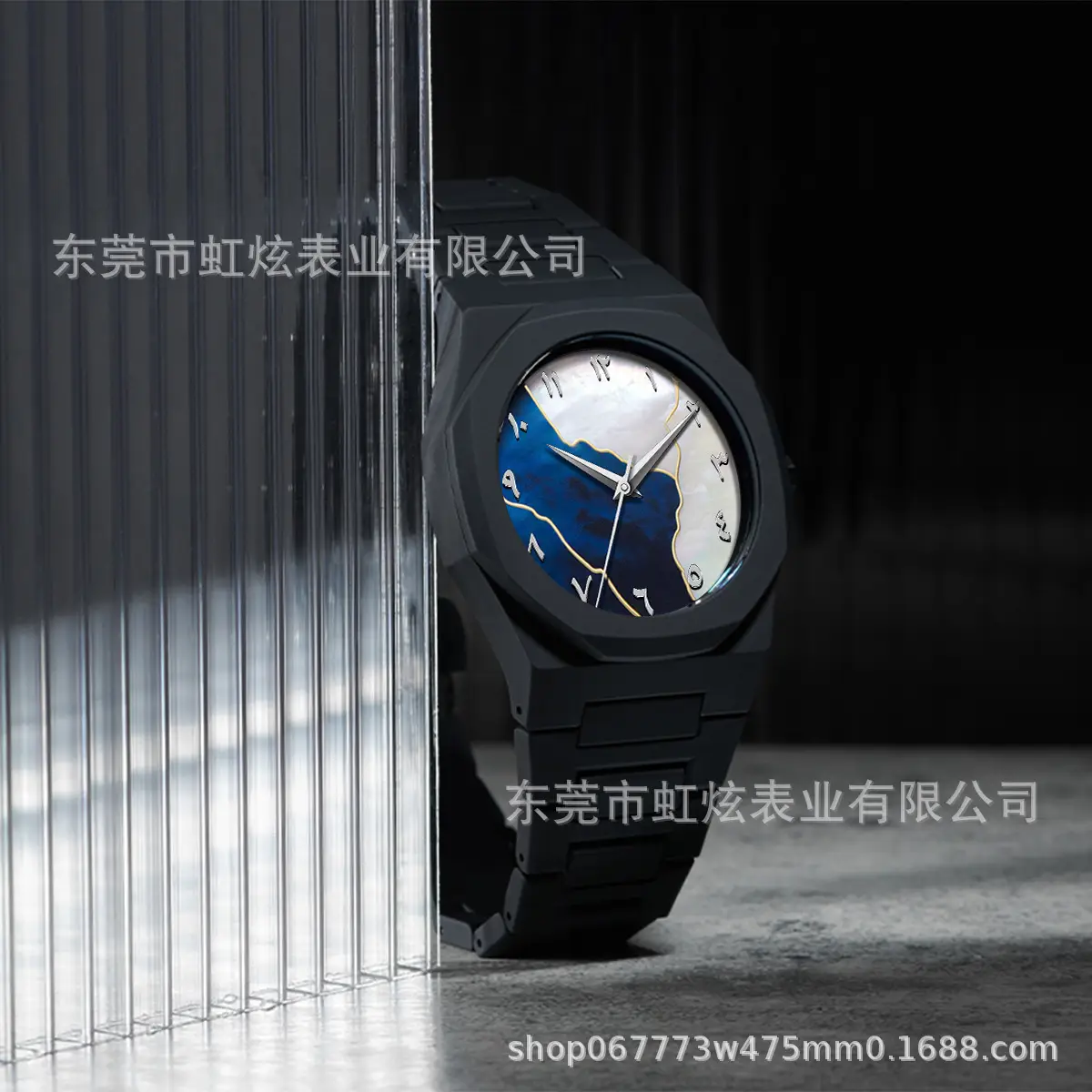 Dopamine Style Men's Black Quartz Watch - Image 3