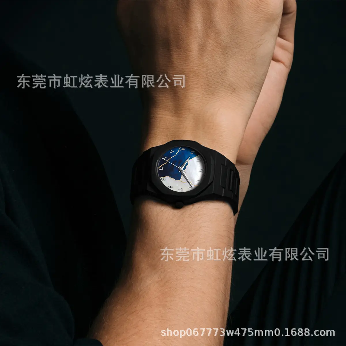 Dopamine Style Men's Black Quartz Watch - Image 4