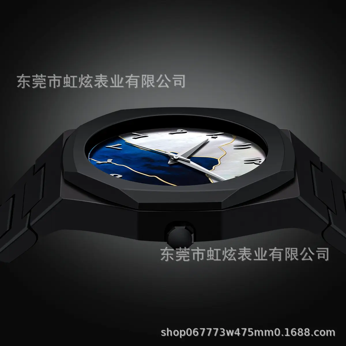 Dopamine Style Men's Black Quartz Watch - Image 5