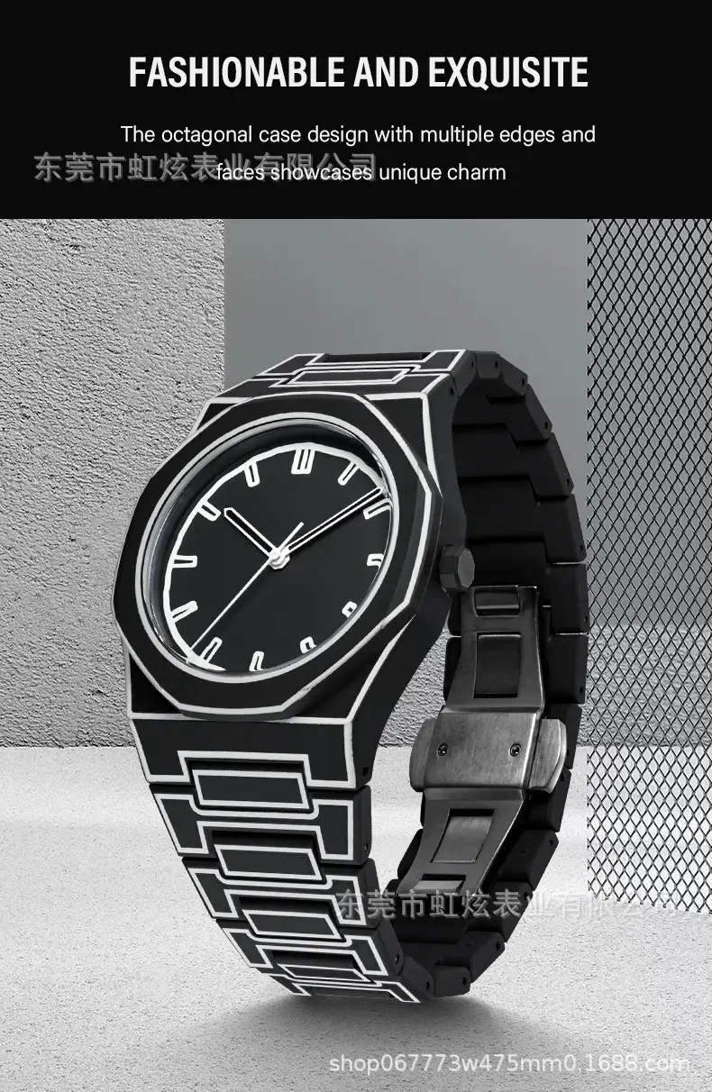 Classic Men's Quartz Watch 100g Plastic Particle Business — feature 4