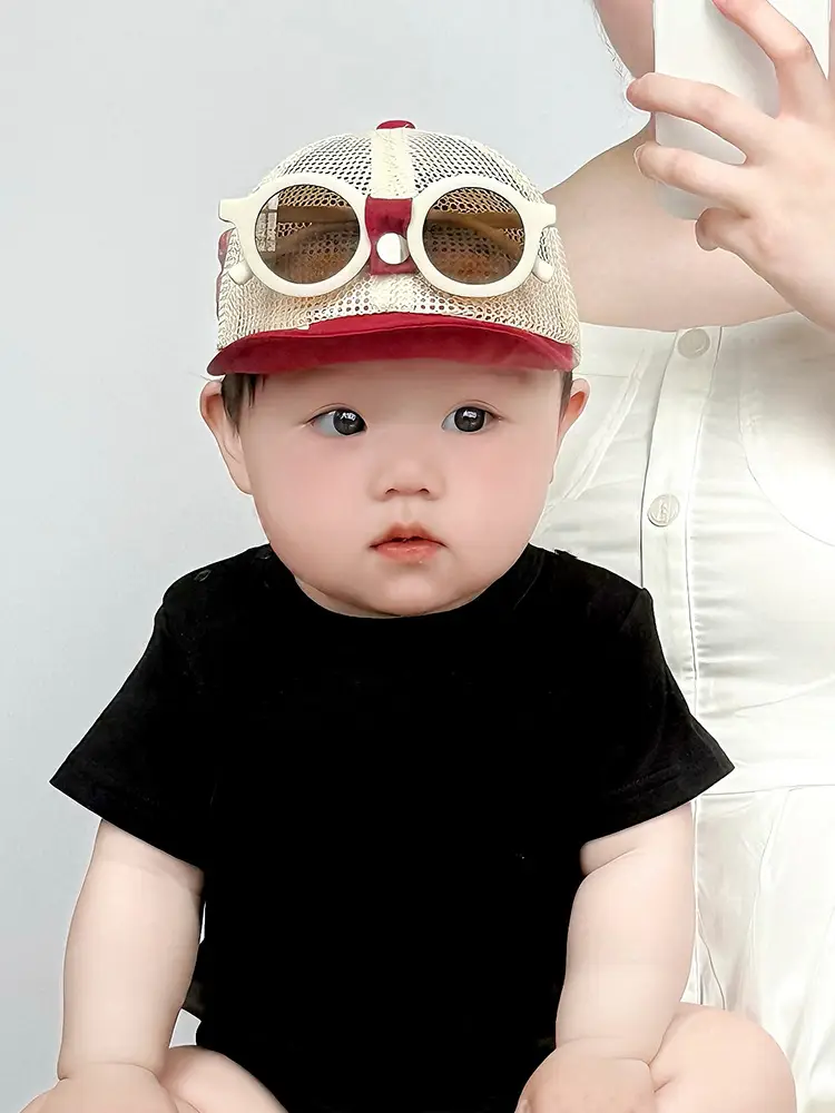 Baby Duckbill Sunglasses Cap for Small Babies Summer Wear — feature 6