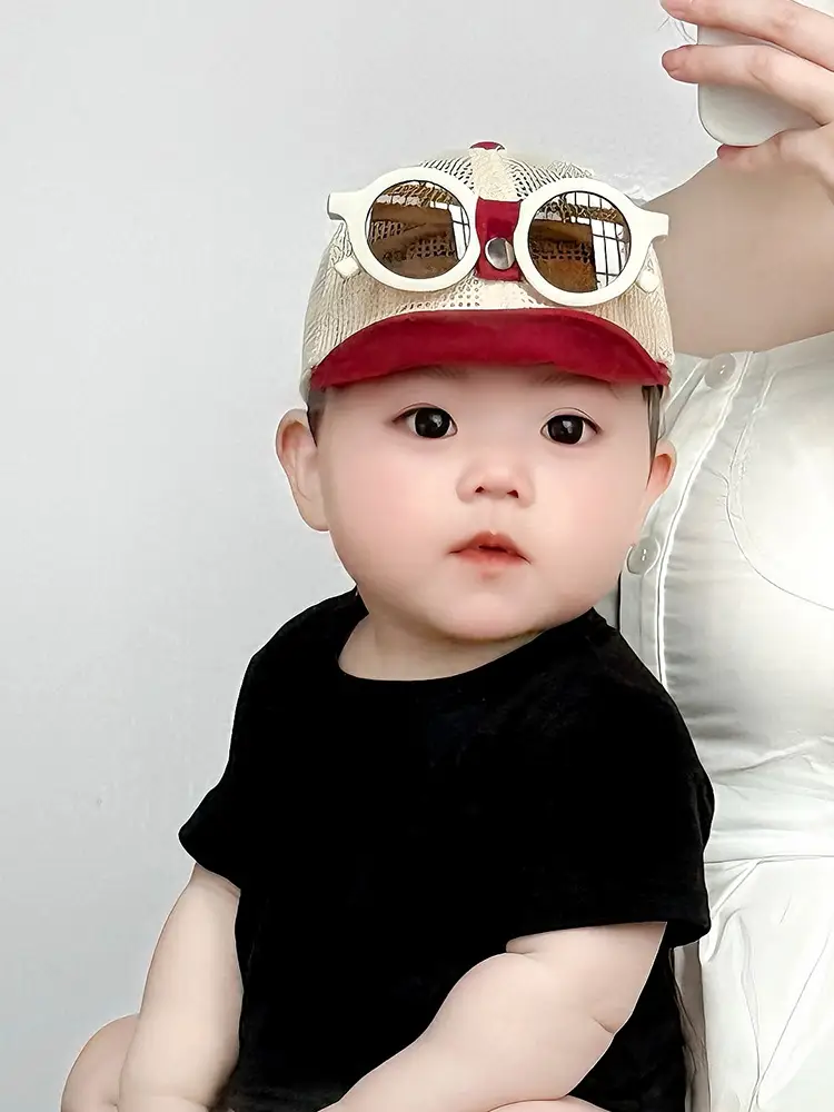Baby Duckbill Sunglasses Cap for Small Babies Summer Wear — feature 8